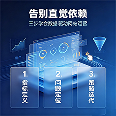 定安建站-告别直觉依赖：三步学会数据驱动网站运营