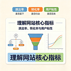 定安建站-理解网站核心指标：跳出率、转化率与用户粘性